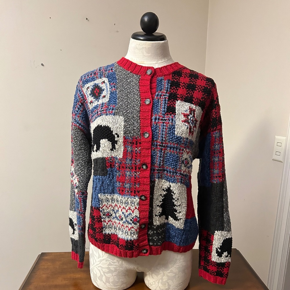 Robert Scott LDT, vintage, knitted by hand, original design size M